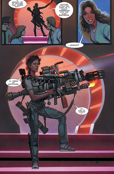 Hey! Ripley appears. 
