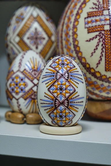Decorated Easter eggs - Suceava, Romania