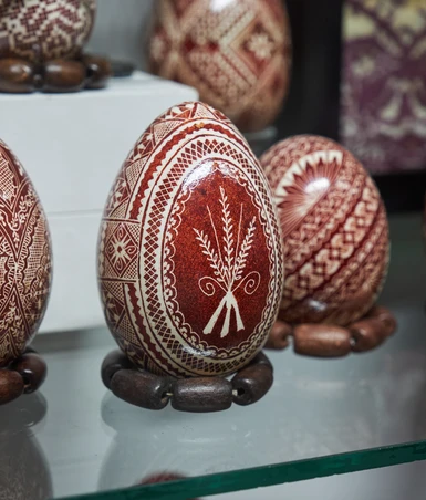 Decorated Easter eggs - Suceava, Romania