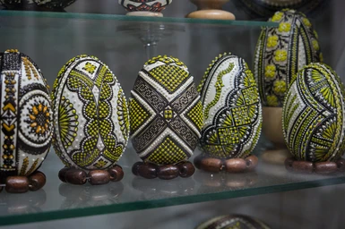 Decorated Easter eggs - Suceava, Romania