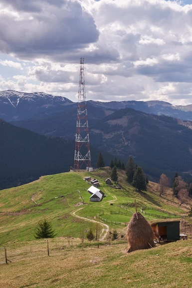 View from Vf. Botoș, close to the Peter and Paul monastery