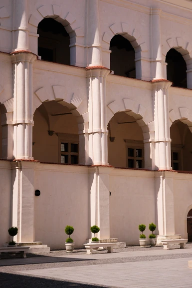 Inside courtyard - Făgăraș Citadel.
