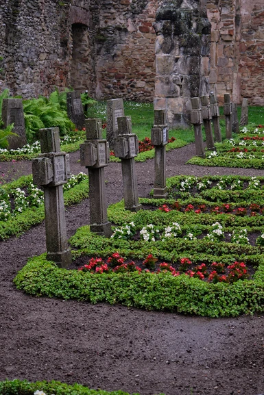 Graves - Cistercian Abbey from Cârța